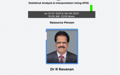 WORKSHOP ON STATISTICAL ANALYSIS AND INTERPRETATION USING SPSS