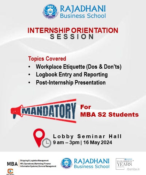 INTERNSHIP ORIENTATION SESSION