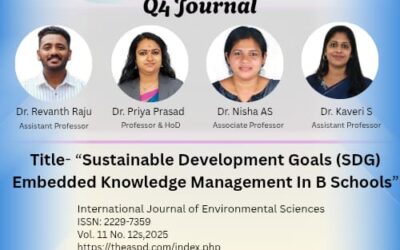 Research Achievement: RBS Faculty Publish in Scopus-Indexed Journal on SDG & Knowledge Management