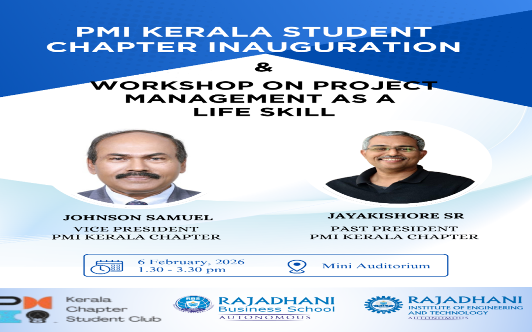 Inauguration of PMI Kerala Student Chapter & Workshop on Project Management as a Life Skill