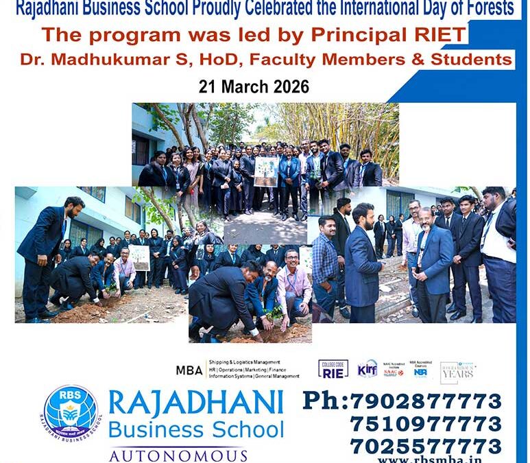 RBS celebrated International Day of Forests with a tree-planting drive